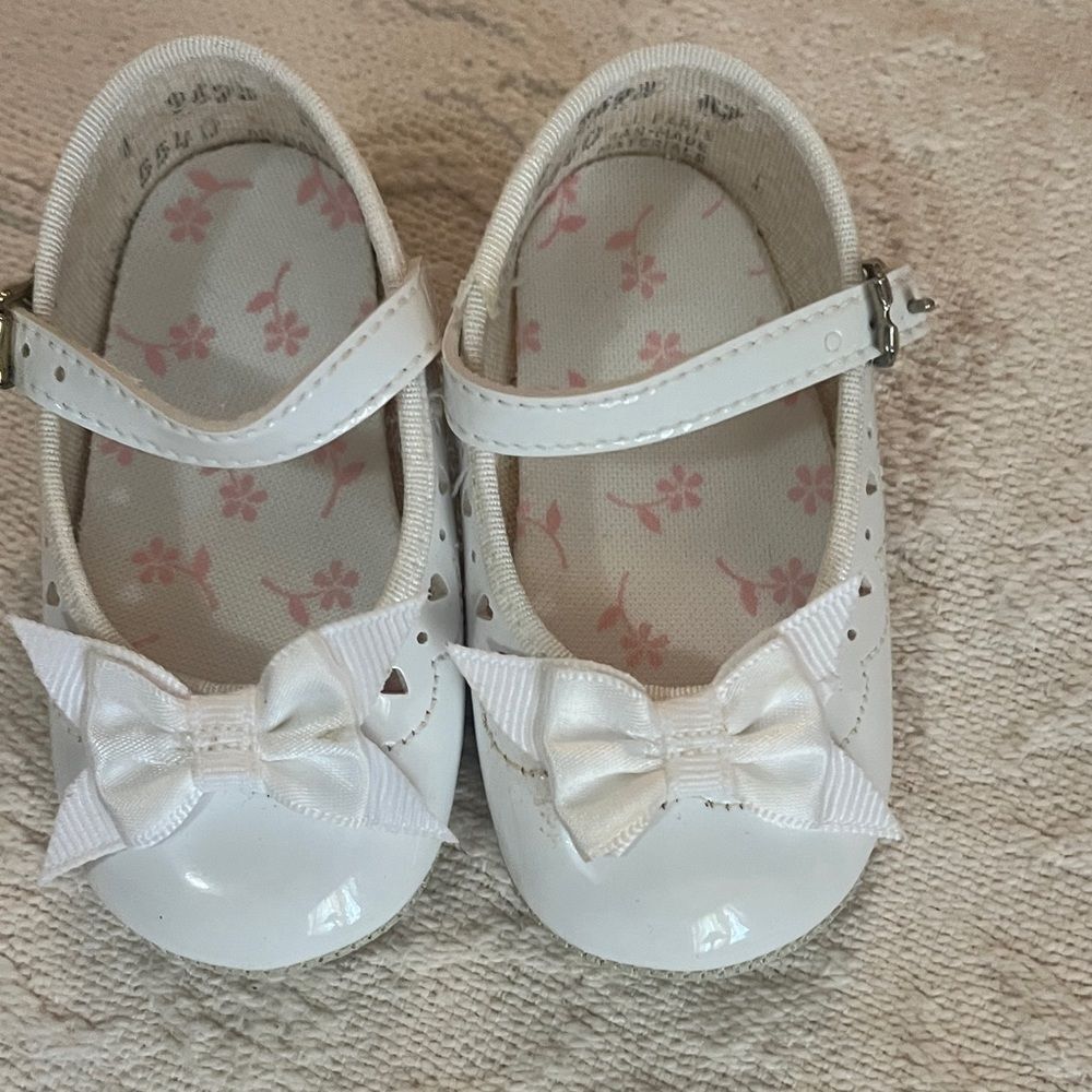 Baby white shoes